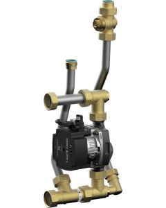 Injection circuit for radiant floor circuit