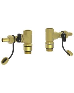 Flush and drain set