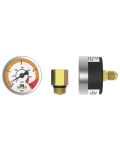 Pressure gauge heating