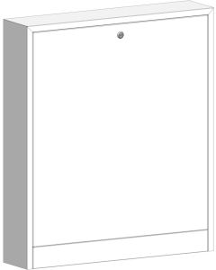 Armoire en saillie station