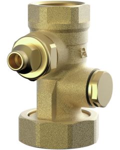 Thermometer ball valve TK DN 25