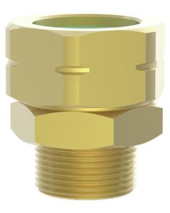 Connection external thread for stainless-steel corrugated hose