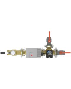 Return flow temperature maintenance with actuator - DN 40 (1½")