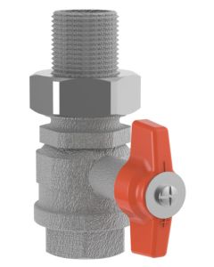 Full port ball valve with connection (KMV)