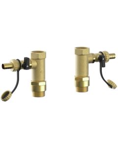 Flush and drain set DN 25
